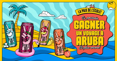 Gagnez un voyage de rêve à Aruba avec le Concours Peace Tea !