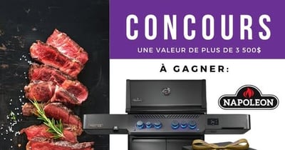 Concours 5 ingrédients, 15 minutes - Un prix d'une valeur de plus de 3500$ à gagner!