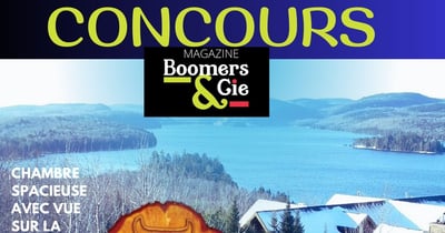 Concours Boomers & Cie - Gagnez  un certificat cadeau d’une nuitée pour 2 personnes à Hôtel et GEOS Spa Sacacomie en Mauricie!