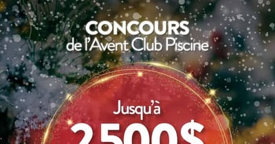 Concours Calendrier de l'Avent Club Piscine