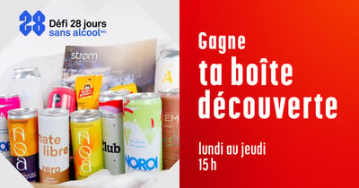 Concours CKOI 96,9 - Gagne ta boîte de boissons sans alcool du Défi 28 jours!