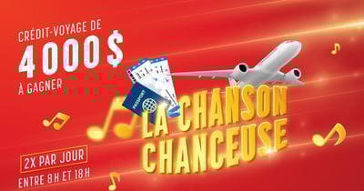 Concours CKOI 96,9 - Trouve la chanson chanceuse pour gagner ton crédit voyage de 4000$!