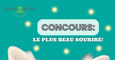 Concours Courez la chance de gagner une carte-cadeau Pattes & Griffes d'une valeur de 100$!