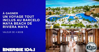 Concours Energie 104,1 - Un voyage au Mexique à gagner !