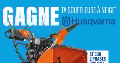 Concours Gagne ta souffleuse à neige Husqvarna Concours Gagne ta souffleuse à neige Husqvarna