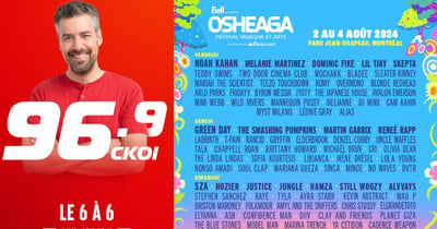 Concours Gagne tes passes weekend pour Osheaga 2024!