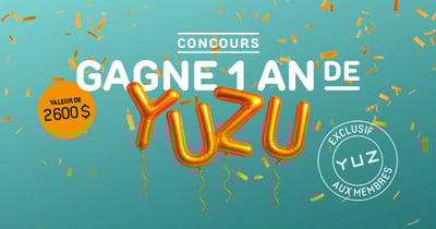 Concours Gagne un an de Yuzu sushi! Concours Gagne un an de Yuzu sushi!