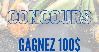 Concours Gagnez 100 $ d'Épicerie