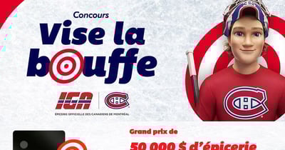 Concours Gagnez l'une des 8 carte-cadeau IGA de 1000 $! Concours Gagnez l'une des 8 carte-cadeau IGA de 1000 $!