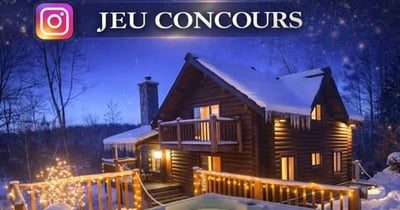 Concours Gagnez 2 nuits dans notre chalet L’Échappé Nordique!
