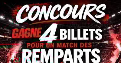 Concours Gagnez 4 billets pour les Remparts de Québec! Concours Gagnez 4 billets pour les Remparts de Québec!