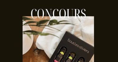 Concours Gagnez 4 coffrets Sous les Oliviers d'une valeur de 150$!