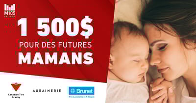 Concours Gagnez 500$ chez Aubainerie, Canadian Tire de Granby ou Brunet M. Laviolette & P. Riopel!