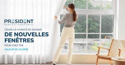 Concours Gagnez de nouvelles fenêtres d'une valeur de 10 000$!