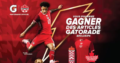 Concours Gagnez des articles Gatorade!