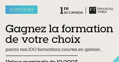 Concours Gagnez la formation de votre choix!