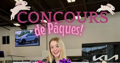 Concours Gagnez l'un des deux énormes lapins en chocolat!
