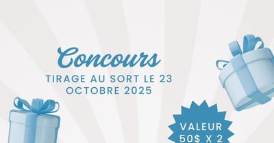 Concours Gagnez l’une des 2 cartes-cadeaux de 50 $ Distribution Marier Inc.