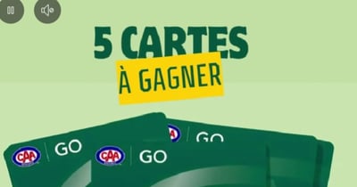 Concours Gagnez l'une des 5 cartes cadeaux CAA!