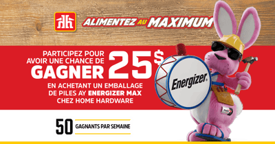Concours Gagnez l'une des 50 cartes-cadeaux Home Harware par semaine!