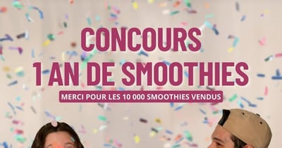 Concours Gagnez un an de Smoothie Melyo!