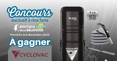 Concours Gagnez un aspirateur central de la marque Cyclo Vac, d'une valeur de 959 $!