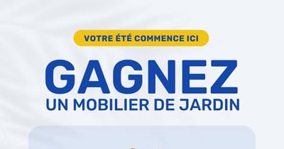 Concours Gagnez un ensemble de patio d'une valeur de 999,99 $