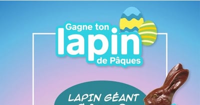 Concours Gagnez un lapin de Pâques en chocolat!