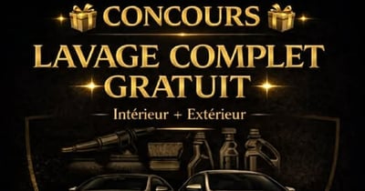 Concours Gagnez un lavage complet intérieur et extérieur pour votre voiture!