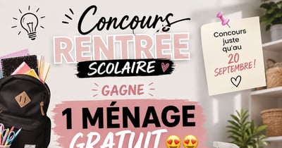 Concours Gagnez un ménage gratuit!