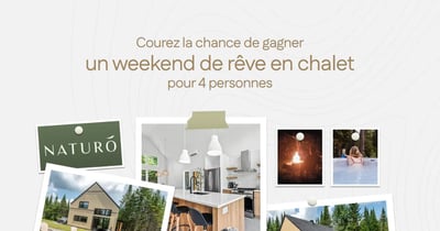 Concours Gagnez un weekend de rêve en chalet pour 4 personnes!