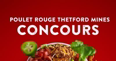 Concours Gagnez une carte cadeau de 100$ poulet rouge!