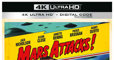 Concours Gagnez une copie du flm Mars Attacks en 4K Ultra HD! Concours Gagnez une copie du flm Mars Attacks en 4K Ultra HD!