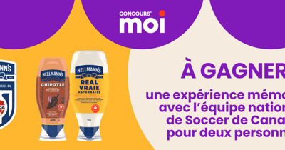 Concours Gagnez une expérience avec l'équipe nationale de soccer!