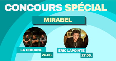 Concours Gagnez une paire de billets pour le spectacle de votre choix au Grand Poutinefest!