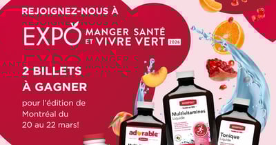 Concours Gagnez une paire de billets pour L'Expo Manger Santé Vivre Vert de Montréal!