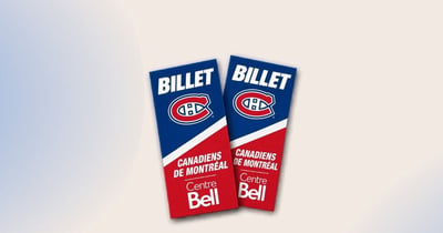 Concours Gagnez une paire de billets pour une partie des Canadiens de Montréal le 26 septembre 2026 à 19h! Concours Gagnez une paire de billets pour une partie des Canadiens de Montréal le 26 septembre 2026 à 19h!