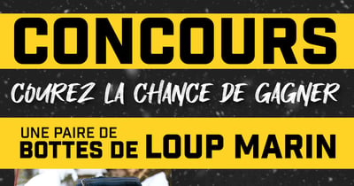 Concours Gagnez une paire de bottes de loup marin !