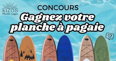 Concours Gagnez une planche à pagaie gonflable de votre choix ainsi que tous ses accessoires!