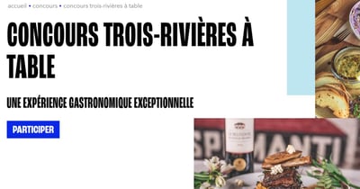 Concours Gagnez une table d'hôte gastronomique pour 2 personnes au restaurant Les  Contrebandiers!