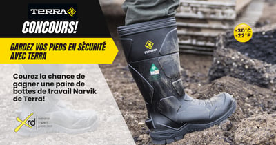 Concours Gagnez vos bottes de travail Narvik de Terra!