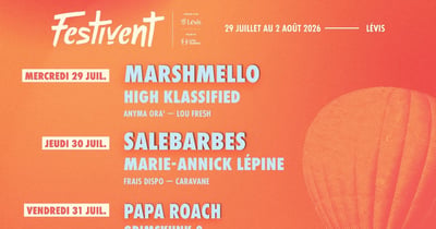 Concours Gagnez vos passes pour le Festivent 2026!