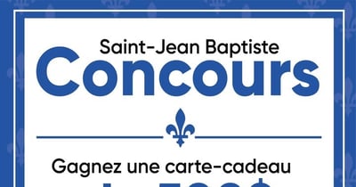 Concours Gagnon Frères - Gagnez une carte-cadeau de 500$ !