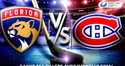 Concours Impôt 360 - Gagnez une paire de billets pour Le match du 1er Avril contre les Panthers de la Floride!