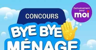 Concours Jean-Coutu - Gagnez L’un des 5 prix incluant chacun an de ménages à domicile, d’une valeur de 7 800$!