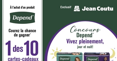 Concours Jean Coutu Gagnez l'une des 10 cartes-cadeaux de 500$!
