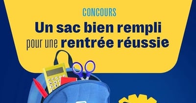Concours Jean-Coutu - Un sac bien rempli pour une rentrée réussie !