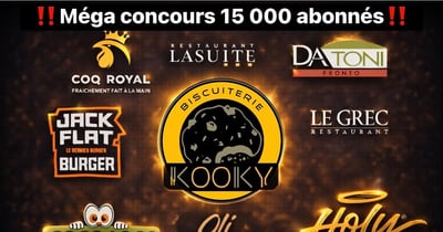 Concours Kooky Biscuiterie- Gagnez une carte cadeau dans un des restaurants locaux! Concours Kooky Biscuiterie- Gagnez une carte cadeau dans un des restaurants locaux!