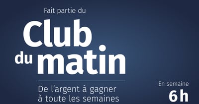 Concours Le Club du matin - 100$ à gagner chaque semaine!