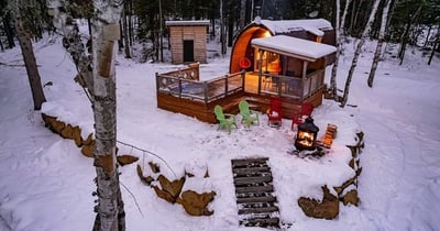 Concours Les Boisés de la Rivière Noire - Gagnez 2 nuits pour 4 personnes dans l’un de nos chalets style Pods!